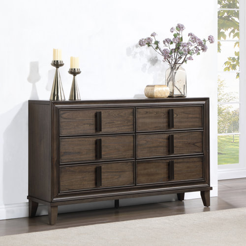 Winston Porter Kanilah 6 Drawer Dresser Wayfair